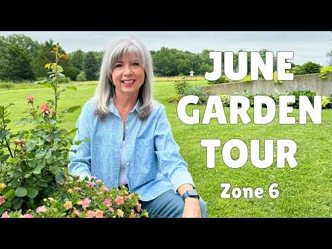 June Garden Tour 2026 🌸 Flower-Filled Borders, Raised Bed Harvests & Pollinator Meadow Magic