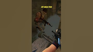 OFF ANGLE PEEK ON DUST 2 #shorts #csgo