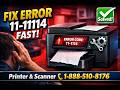How to Fix HP Printer Error Code 11-1114 (Step-by-Step Guide)