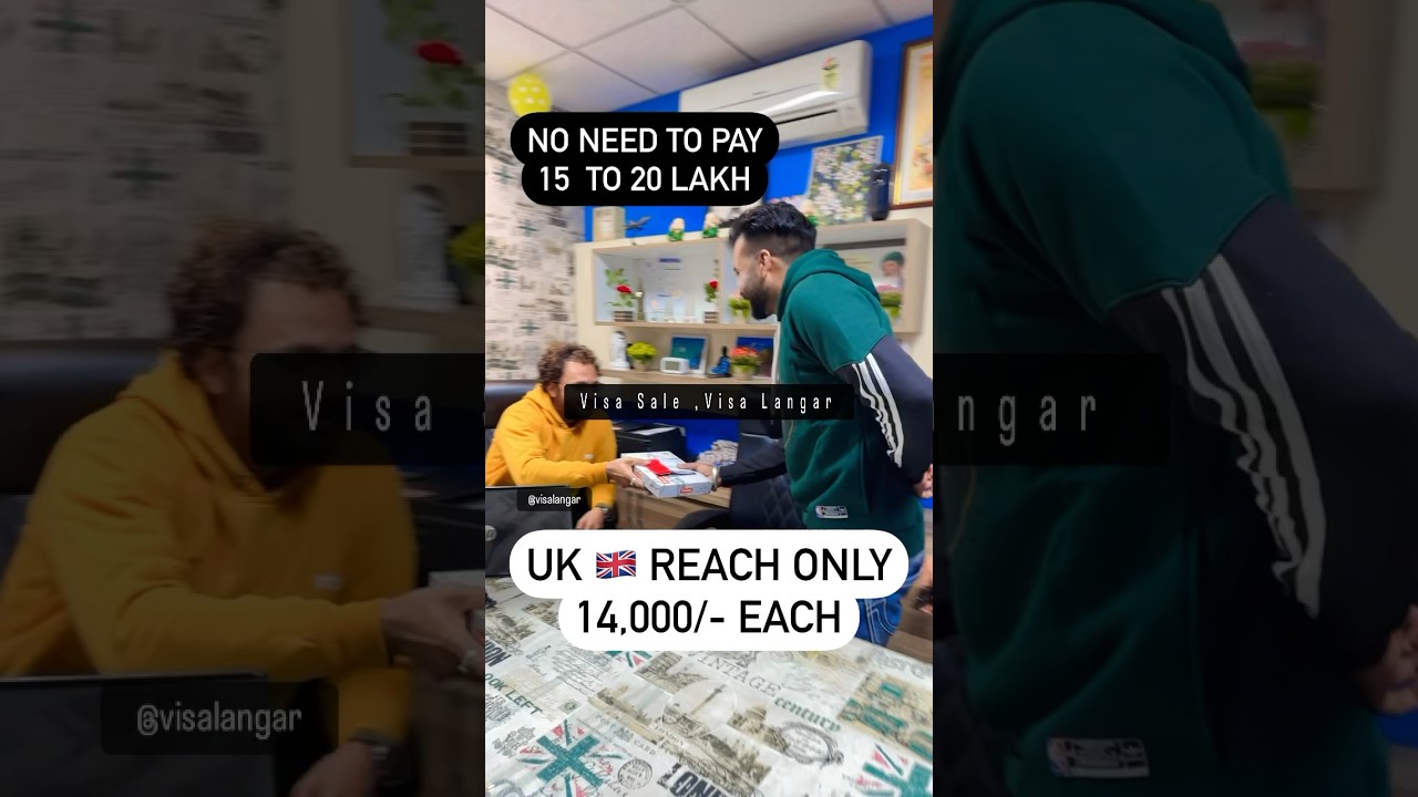UK VISA AND REACH ONLY 14,000/- 
