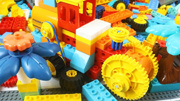 Building Blocks Car Truck ASMR Farm Truck Tractor