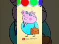 Daddy Pig🐷💚#cartoon #trending #peppapig #daddypig #forkids #kidsart #magicpaintingtv