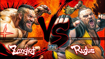 ZANGIEF VS RUFUS | CPU VS CPU Ultra Street Fighter IV  (Hardest AI)