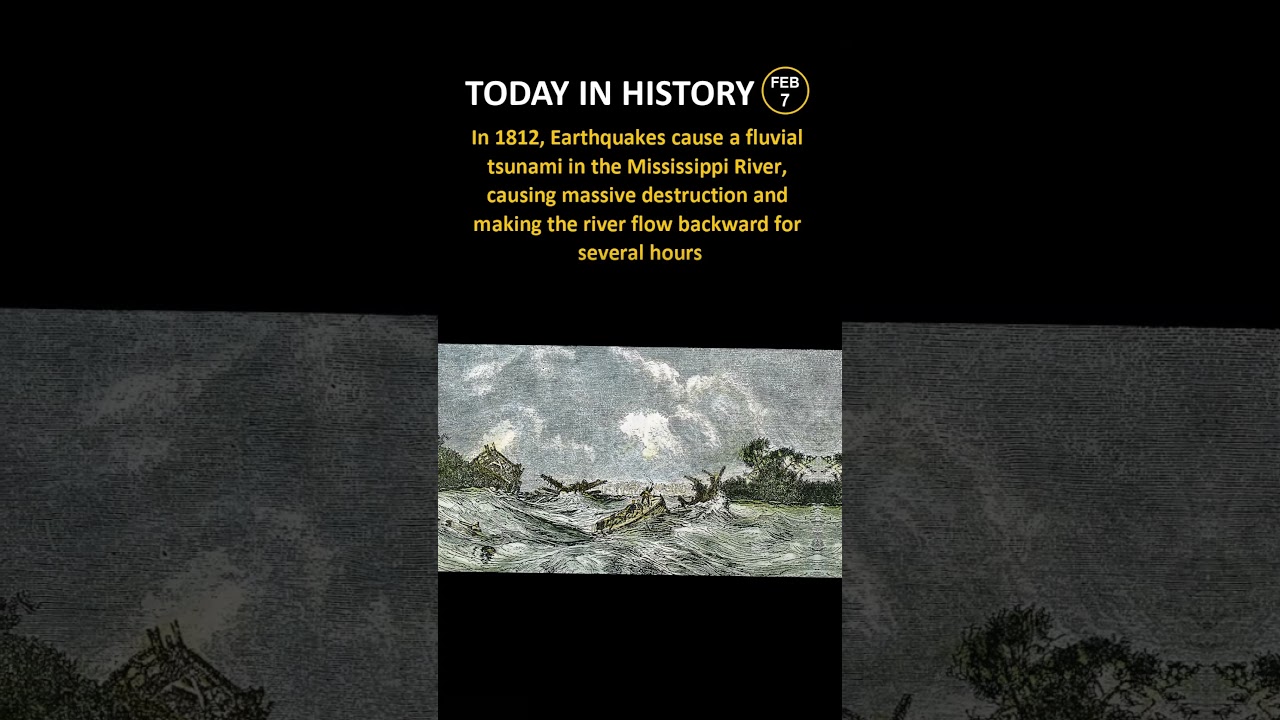 Это землетрясение вызвало сильное обратное течение реки 😱 