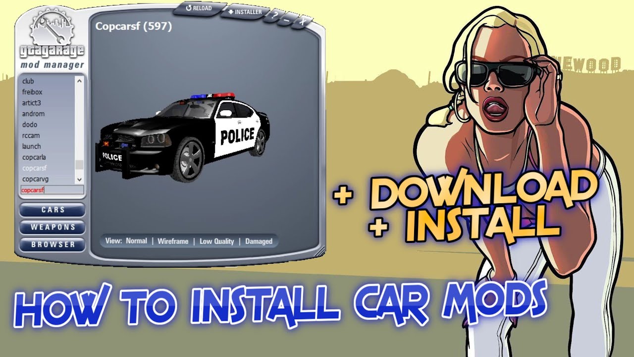 How to Install Car Mods In GTA San Andreas + Carspawner | with GGMM ...