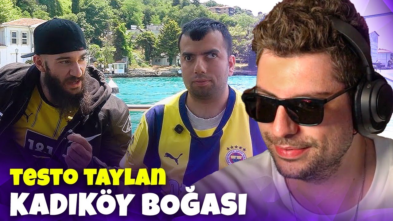 HYPE ''KADIKÖY BOĞASI İLE DENİZİN ORTASINDA'' VİDEOSUNU İZLİYOR! | Testo Taylan