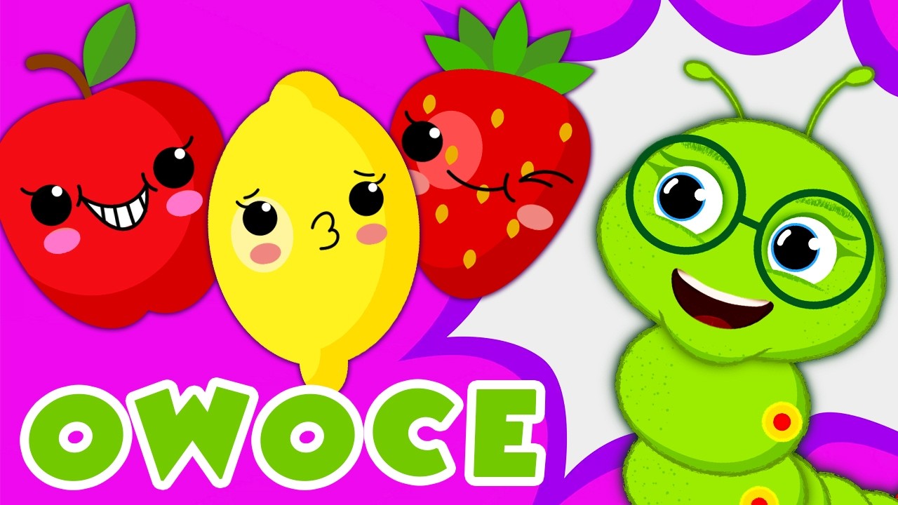 🍓 Nauka nazw owoców dla dzieci 🍓 Bajka po polsku