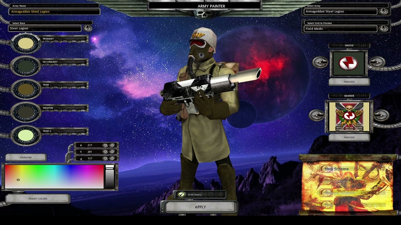 Warhammer 40000 Dawn of War: Unification Mod - Steel Legion Medic