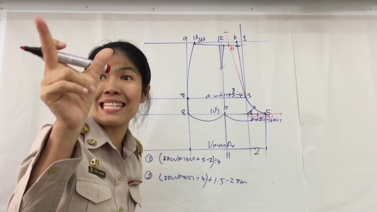 แบบ กางเกง ขา สั้น  Update 2022  วิธีสร้างแบบกางเกงขาสั้นมาตรฐาน 1,2 สอนโดยครูอารีย์