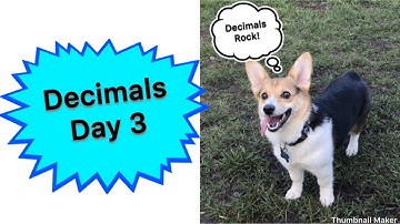 Decimals Day 3 (Module 6 Lesson 3)
