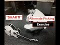 Shakti alternate picking guitar exercise harmonic minor joy style john mclaughlin