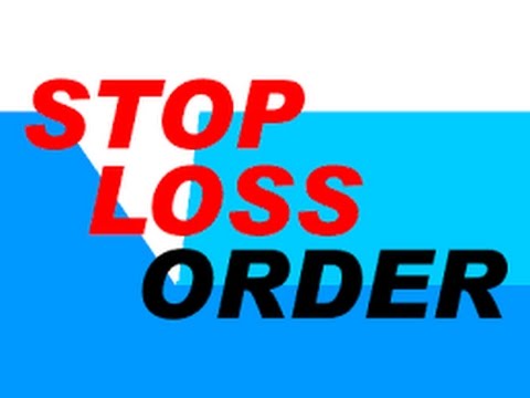 How to use stop loss in option trading