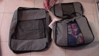 TravelWise Packing Cube System - Durable 3 Weekender Set Review