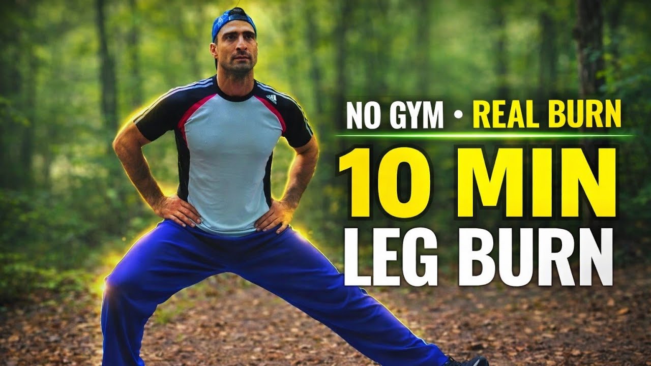 10 Min LEG WORKOUT - No Equipment (Follow Along) | All Levels🔥🌲 - YouTube