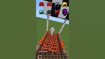 MINECRAFT : MAGMA DAMAGE VS EVERY ARMOR 🤯 (WHIT SIGMA BOY🥰) #minecraft #shorts