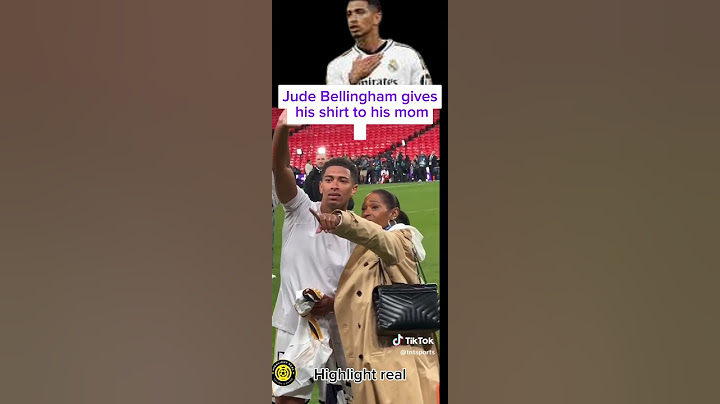 Jude Bellingham give his jersey to his mom after winning champions league final #worldwide