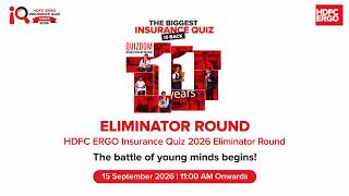 HDFC ERGO Insurance Quiz Junior 2026- Zonal Round 5 (Eliminator)