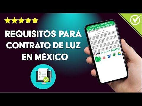 Requisitos para CONTRATO DE LUZ en México