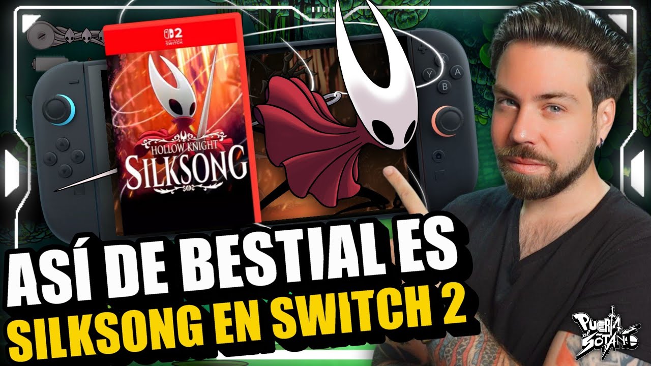 🔥Así de BESTIAL es SILKSONG en NINTENDO SWITCH 2! ES REAL! Mi primer ...