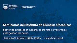 Seminario ICO – Sector de cruceros en España: retos ambientales y de gestión de datos