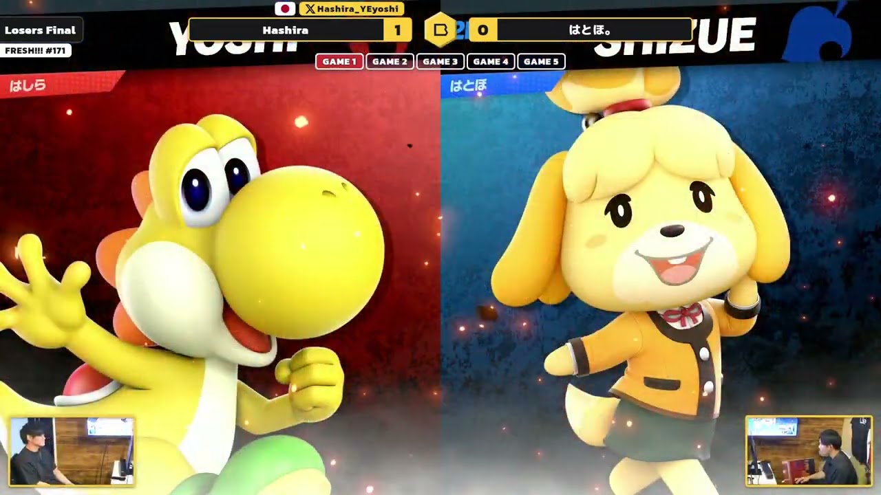 いしずえ　まとめ BeeSmash FRESH!!! #171 LF - はとほ。(しずえ) vs Hashira(ヨッシー