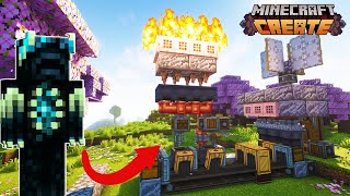 I Built a Andesite Alloy Farm in Minecraft Create (1.20 Hardcore)