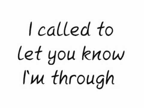 Maroon 5 Through With You Lyrics Youtube