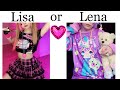 LISA OR LENA GAME 💖 What do You Like? [Fashion Styles & Outfits Choices] Lisa and Lena  #17