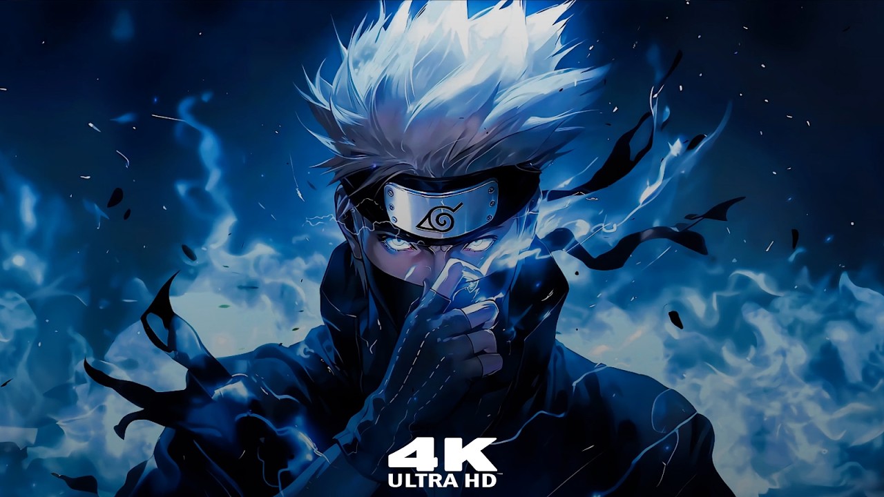 Kakashi Hatake Raikiri Blue Powerful Lightning Aura Energy 4K Live Wallpaper #anime #livewallpaper