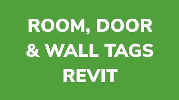 How to place room, door and wall tags in Revit