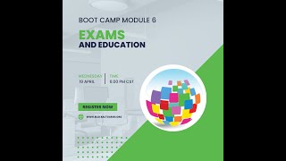 2023 Virtual Boot Camp Module 6  Exams and Education