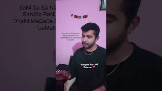 Sargam Part Of Sukoon 🕊️❤️ #indianclassicalmusic #sargam #arijitsingh  #salimsulaiman #ytshorts