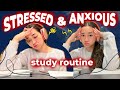 Study routine for stressed and anxious students backtoschool