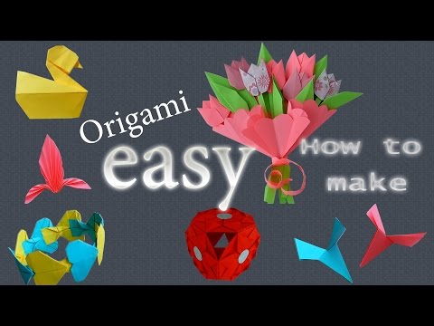 Video: Origami Tulbid: Ilusad Ja Graatsilised