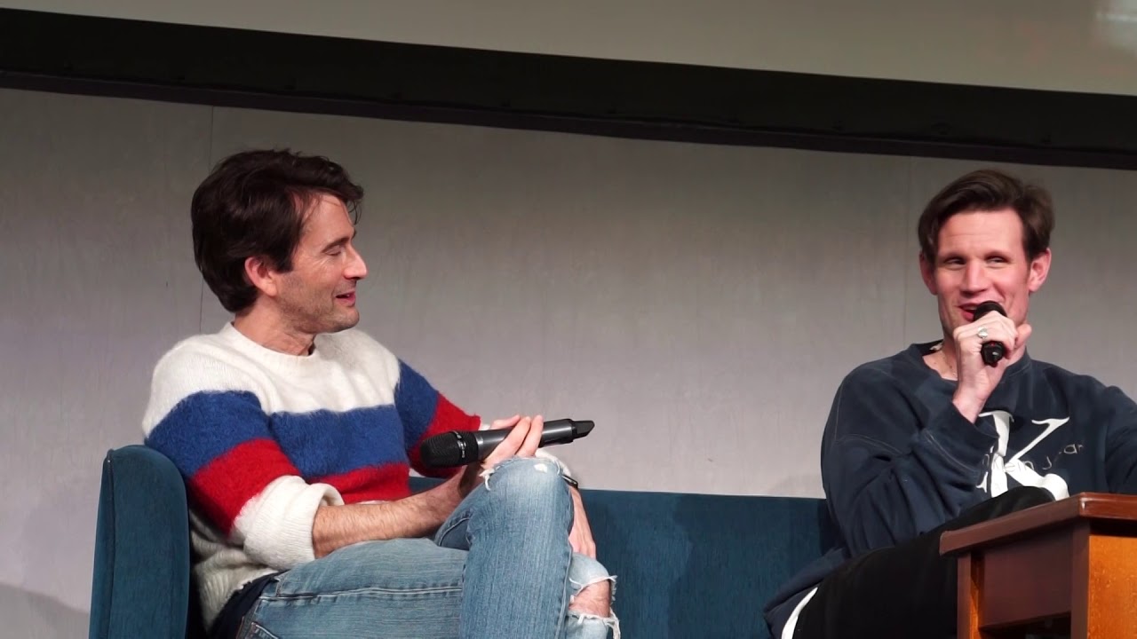 David Tennant and Matt Smith Fish Fingers and custard Doctor Who