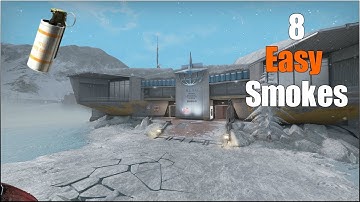 CSGO: SUB ZERO 8 Easy Smokes!