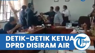 Sidang Ricuh, Ketua DPRD Humbahas Ramses Lumban Disiram Air hingga Nyaris Dikeroyok Anggota Dewan