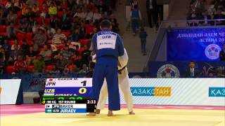 Mashu Baker vs Sherali Juraev World Judo Championships 2015 - Astana