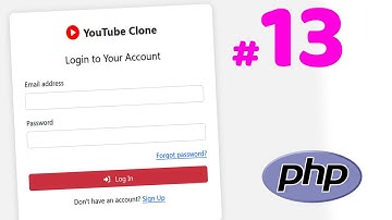 Youtube Clone Website in PHP #13 - Form Validation Class | Quick Programming