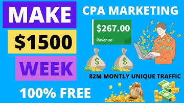 CPA Traffic Tutorial for Beginners 2022 |(Free + 87M Traffic= $1500/WEEK)| CPA Marketing Tutorial