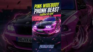 🔥 PINK BEAST 😈 BMW E46 M3 | Phonk Edit #shorts #shortsviral #shortsfeed