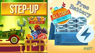 20 FREE BATTERY! STEP-UP BANDIT PARTS!? *All-Stars* | C.A.T.S.: Crash Arena Turbo Stars #487