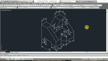 Isometric aligned and oblique dimensioning in AutoCAD 2014