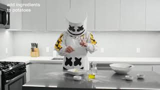 Cooking with Marshmello  How To Make Bolani Kachaloo Afghan Edition