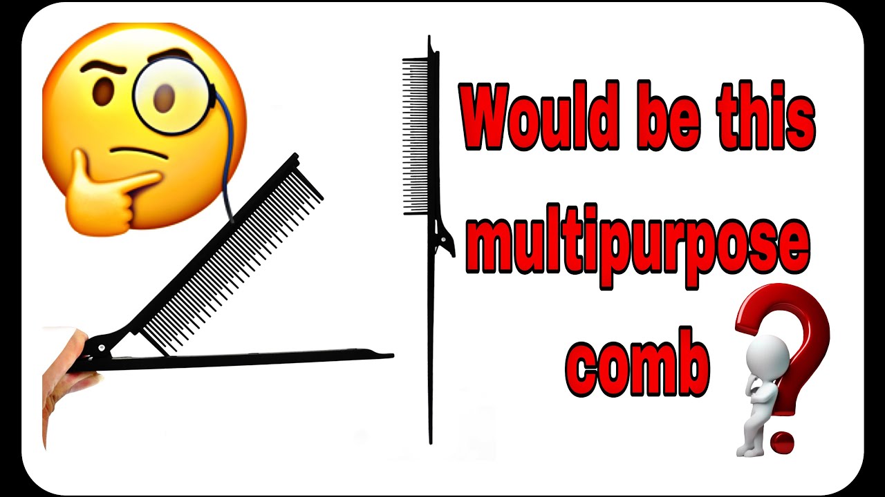 Teasing clip/ Highlights tail comb/Multipurpose