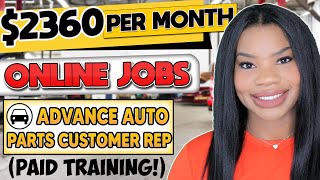 🚗 $2360 PER MONTH ONLINE JOBS! ADVANCE AUTO IS NOW HIRING! LITTLE EXPERIENCE WORK FROM HOME JOBS