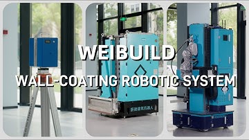 WEIBUILD Wall-coating Robotic System, Wall Painting Robot, Plastering Robot, Putty Spraying Robot