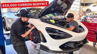 Player Profile NEW MCLAREN 720 GTR CARBON FRONT SPLITTER INSTALL & UPDATE ON LAMBORGHINI PROBLEMS!