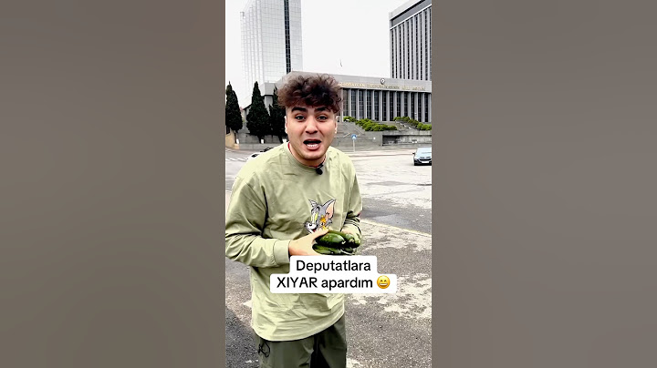 Deputatlara xıyar apardım! Milli Məclisin deputatlarına ancaq xıyar düşür! Gələn dəfə nə aparım?😄