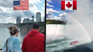 Journey Across Nations | Walking from the United States to Canada at Niagara Falls